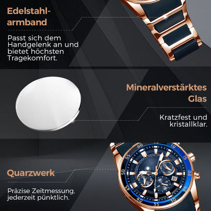 🔥Waterproof multifunctional quartz watch for men✈️Free Shipping