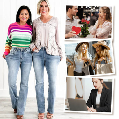 ✨Offerte di primavera🍃👖Jeans bootcut contenitivi Holy Grail🔥