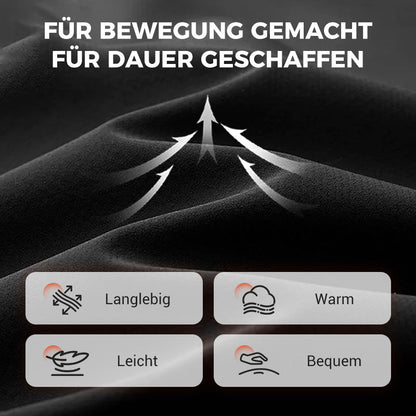 Gepolsterte Windjacke mit Kapuze für Herren