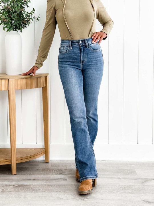 🍂Holy Grail Bootcut-jeans👖💥Tidsbegränsat erbjudande: 50 % rabatt på beställningar