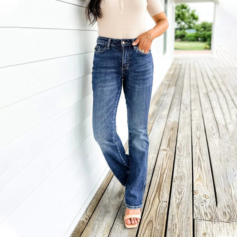 ❤️Holy Grail Bootcut-Jeans zur Bauchkontrolle👖