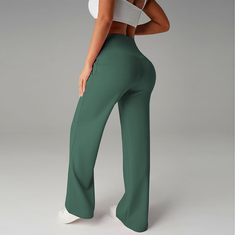 ⌛ Nur noch 3 Tage – 50 % auf alles! ⏰ 50.000+ VERKAUFT!💕 Damen-Unifarbene Weite Straight-Leg-Hose
