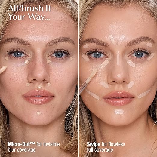 🔥 Charlotte Tilbury AIRbrush Flawless Blur Concealer ✨ Say Goodbye to Dark Circles, Blemishes &amp; Redness! 💖 Longwear, Hydrating, Crease-Proof &amp; Full Coverage with Natural Matte Perfection 💎