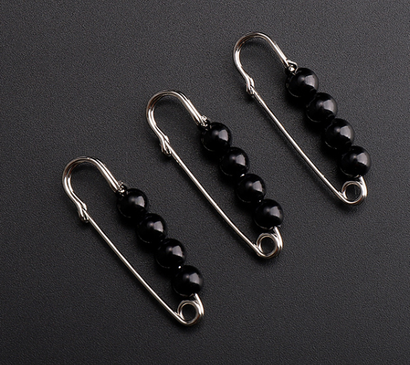 ✨Pearl Brooch Pins,Safety Pins for Clothing Dress pants skirt Cardigan Collar，Faux Pearl Rhinestones Brooches for Women Girls Pants Extender Safety Pins