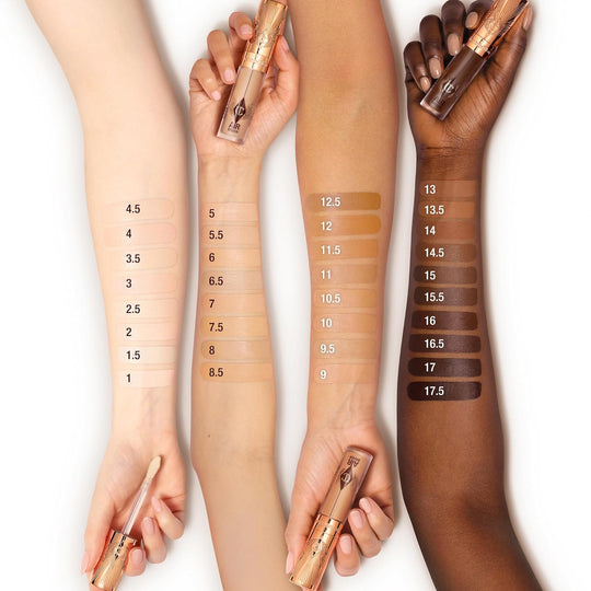 🔥 Charlotte Tilbury AIRbrush Flawless Blur Concealer ✨ Say Goodbye to Dark Circles, Blemishes &amp; Redness! 💖 Longwear, Hydrating, Crease-Proof &amp; Full Coverage with Natural Matte Perfection 💎