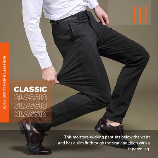 💥Father's Day Special - 50% discount💥Classic men's trousers with high stretch content