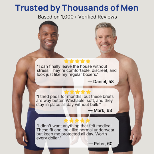 💪Men’s Ultra-Absorbent Incontinence Boxer Briefs