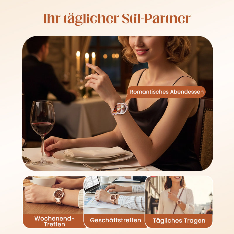 🔥Weihnachtsverkauf – bis zu 50 % Rabatt🎅  Elegante wasserdichte Damenuhr