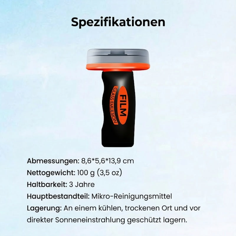 📢📢50 % Rabatt!! + 2 KAUFEN, 1 GRATIS! ⚡ 2026 Modell tragbare Autoglas-Ölfilm-Entferner 🚗 – Ein Sprühen, ein Wischen, klare Sicht für sichere Fahrten!