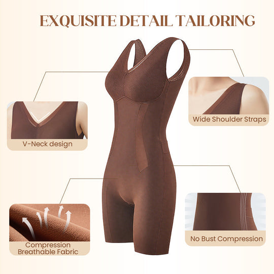 🥳2026 HOT SALE🥳💞50K+ SOLD!💕🦋 50% Off – One-Piece Traceless Shapewear! Embrace your curves with gentle lift &amp; control. Breathable, invisible fit for all-day ease &amp; a smoother you. 🦢🌸