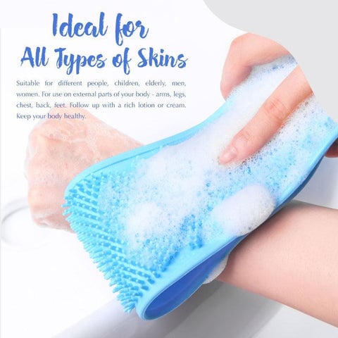 📢📢50% OFF TODAY !! ⏰🧼 Silicone Body Cleansing Brush ✨ Deep Clean, Gentle Exfoliation &amp; Smooth-Looking Skin