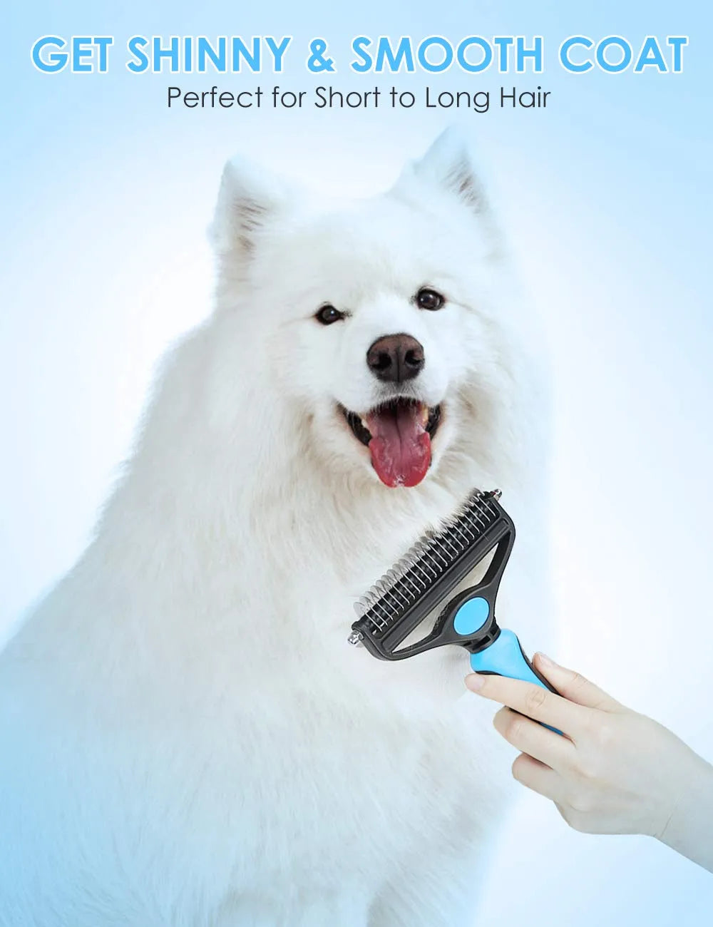 🐶Dual-Sided Pet Grooming Comb for Dogs &amp; Cats