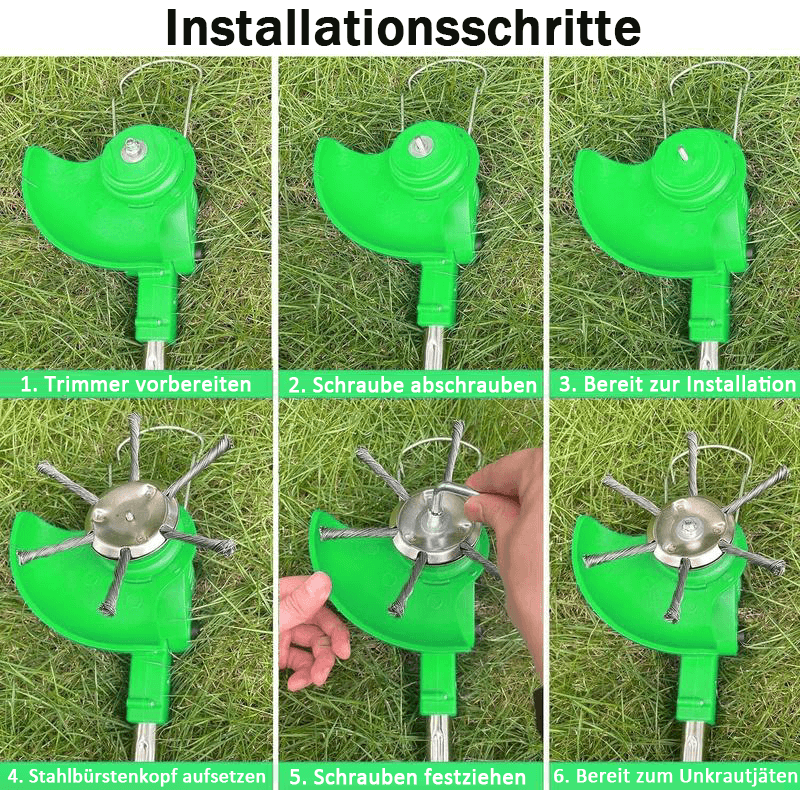 🛠️ Ersatzkopf für Rasentrimmer – Werkzeugloser Schnellwechsel, verwicklungsfreies Design und universelle Kompatibilität ✂️🌿