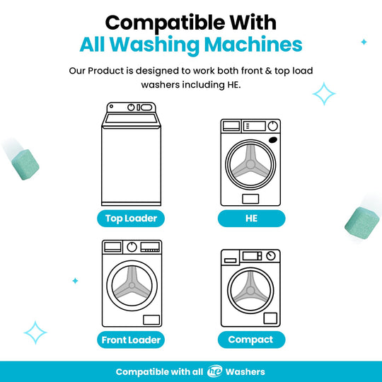 🔥 BUY 2 GET 1 FREE! 🧺 Washing Machine Cleaner ✨ Removes Odors, Residue &amp; Buildup for a Fresher Laundry Routine