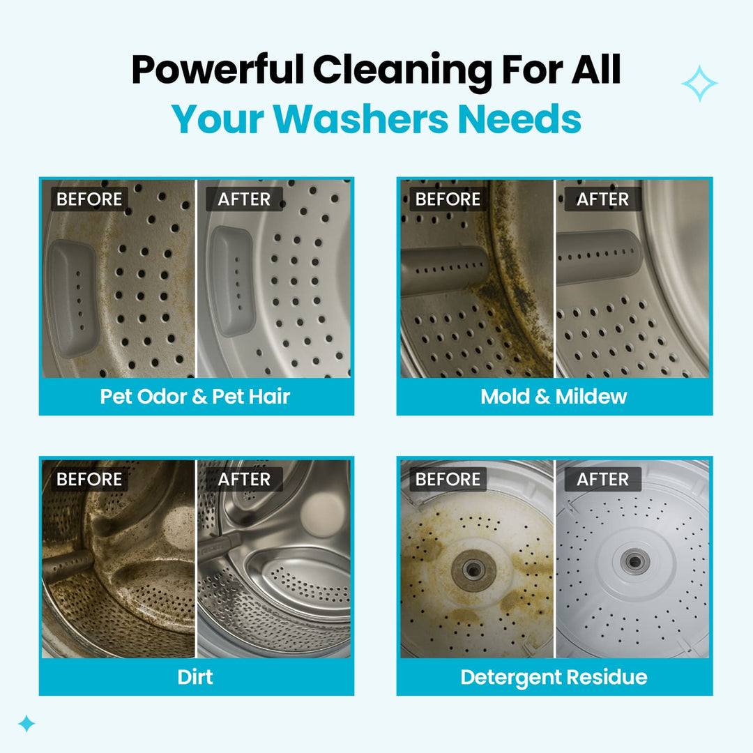 🔥 BUY 2 GET 1 FREE! 🧺 Washing Machine Cleaner ✨ Removes Odors, Residue &amp; Buildup for a Fresher Laundry Routine