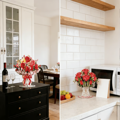 🏆75K+ SOLD! 🌼💌 Forever-Blooming 3D Flower Pop-Up Card– Personalized Love Message & Everlasting Bloom 🎁