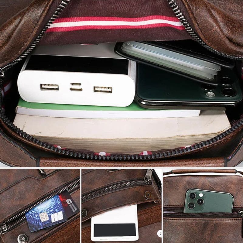 Portable shoulder bag for men