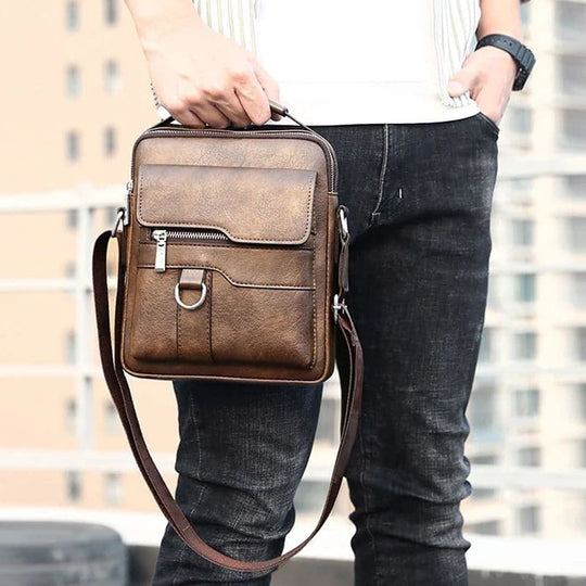 Portable shoulder bag for men