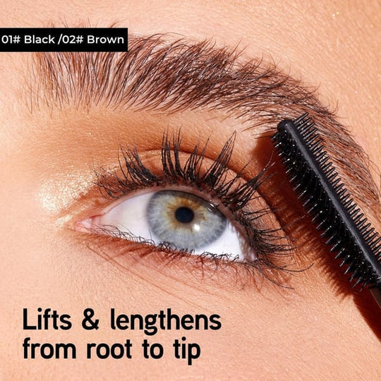 💖KOOP 1, KRIJG 2 GRATIS💖Tweekleurige mascara in zwart en bruin voor de perfecte wimperlook.
