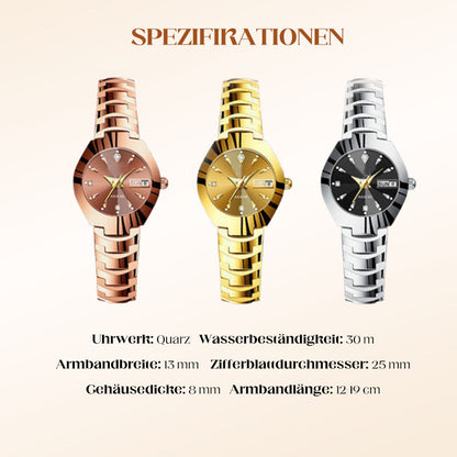🔥Weihnachtsverkauf – bis zu 50 % Rabatt🎅  Elegante wasserdichte Damenuhr