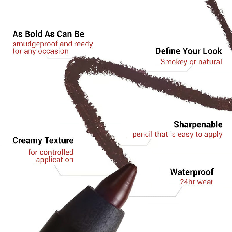 👁️ KAUFE 1, ERHALTE 1 GRATIS! 💜 Wasserfester &amp; Langanhaltender Gel-Eyeliner – Wischfest, Präzise Linien &amp; Intensive Farbe ✨