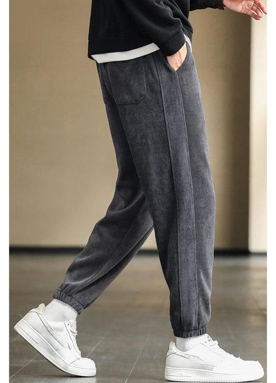 🔥Saldi caldi🔥 Pantaloni casual unisex in tessuto di velluto a coste