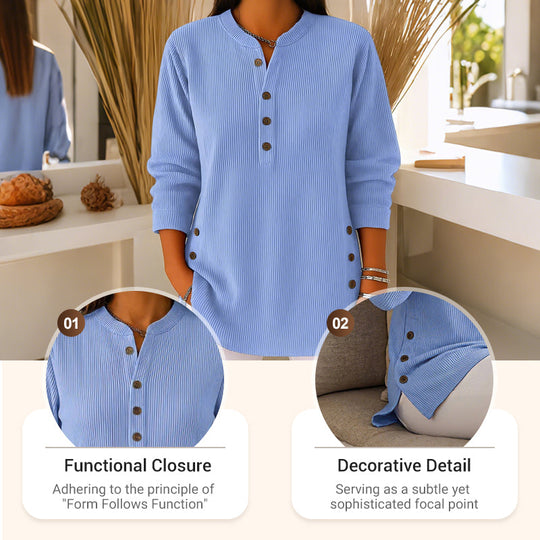 Bestseller🏆👚 Solid Crew Neck Knit Pullover – Timeless Comfort &amp; Effortless Style for Every Occasion
