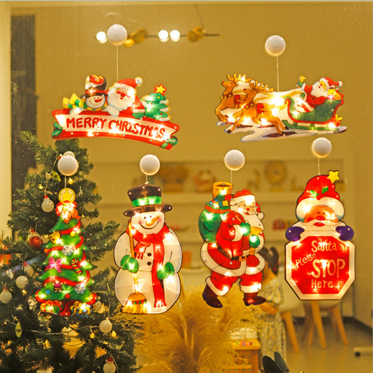 CHRISTMAS PRESALE NOW 49% DISCOUNT🎄Christmas window hanging lights