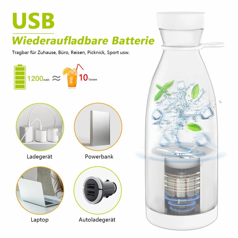 🎄 Weihnachts-Sonderangebote 🎄 Der meistverkaufte tragbare Entsafter🌟Genießen Sie frischen Saft jederzeit und überall!