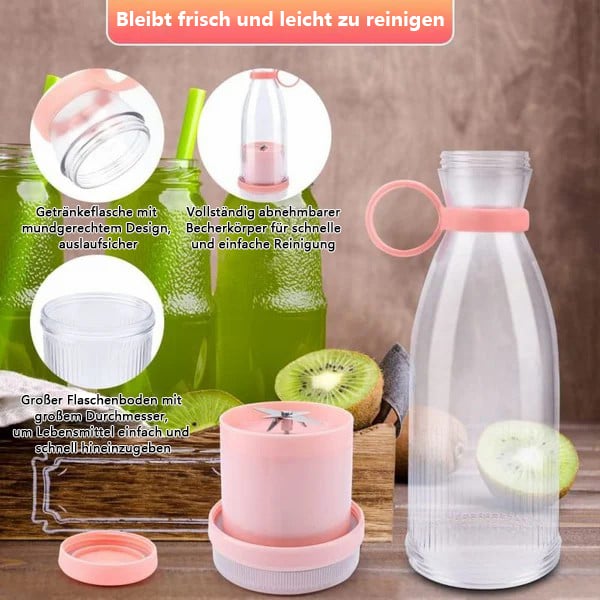 🎄 Weihnachts-Sonderangebote 🎄 Der meistverkaufte tragbare Entsafter🌟Genießen Sie frischen Saft jederzeit und überall!