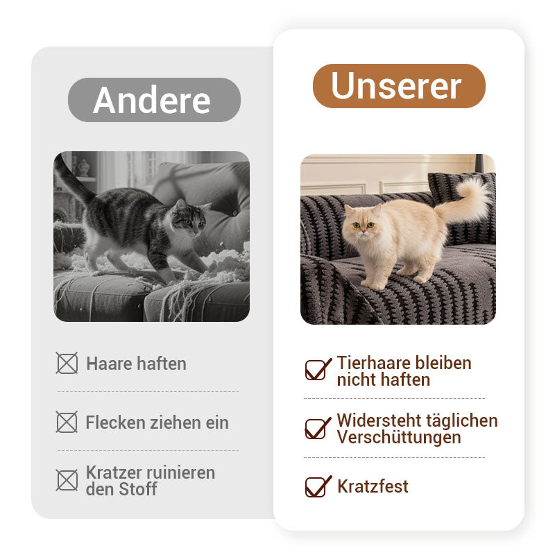 🛋️ 57 % RABATT! 🧸 PLÜSCH-SOFAÜBERZÜGE – Ultraweiches Sherpa- und kratzfestes Material, maschinenwaschbar, mit elastischen Ecken für sicheren Halt 🐾✨
