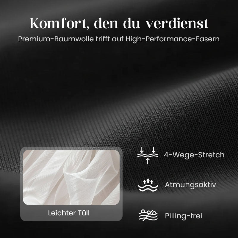 📢📢60 % Rabatt!! ⏰Damen zweiteiliges Set: Langarm-Oberteil und ärmelloses Kleid