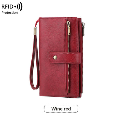 Women's RFID Blocking Leather Wallet