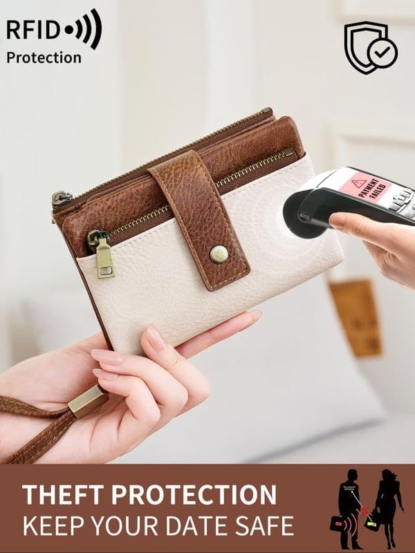 Women's RFID Blocking Leather Wallet