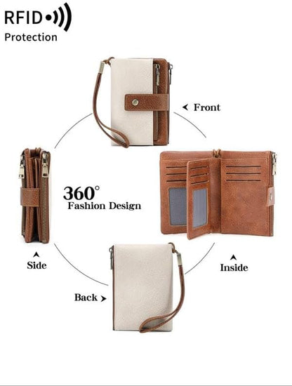 Women's RFID Blocking Leather Wallet