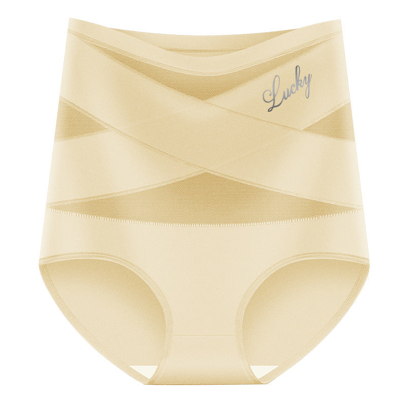 💖Last Day-Buy 1 Get 3 Packs💖Plus-Size High-Waist Cross Tummy Control Panties