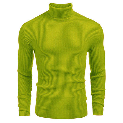 Rollkragen-Strickpullover für Herren im Winter