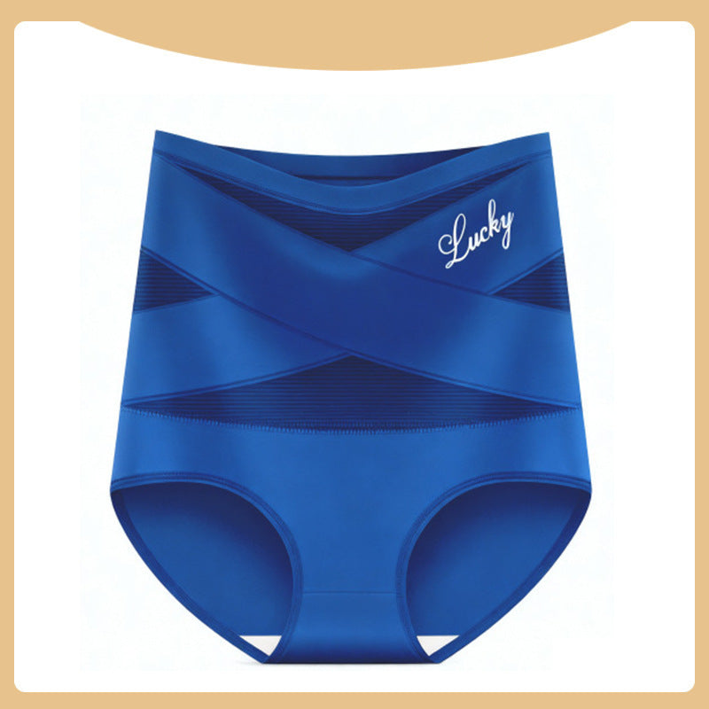 💖Last Day-Buy 1 Get 3 Packs💖Plus-Size High-Waist Cross Tummy Control Panties