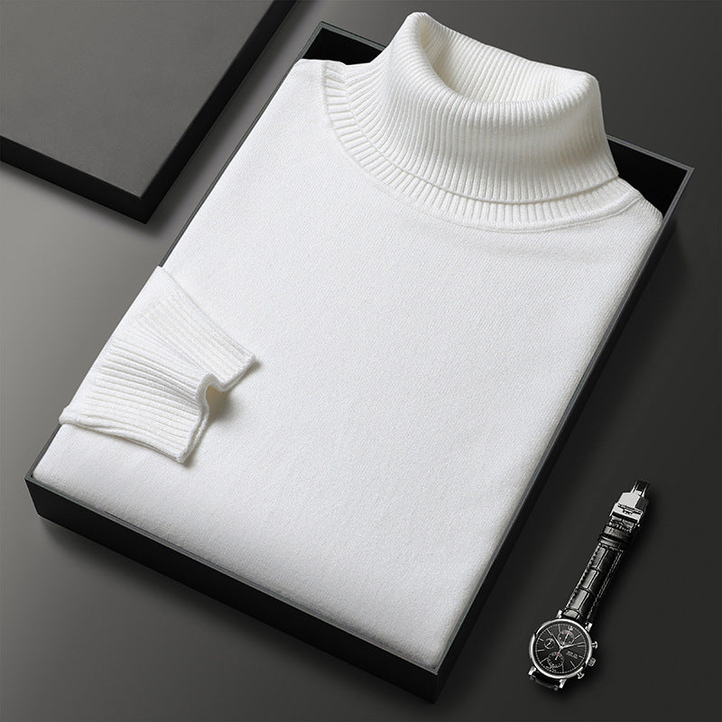 🧶 50 % RABATT PÅ VARMT SALG! ✨ Premium kasjmirgenser herre ensfarget - Mykt, behagelig garn med moderne passform for jobb &amp; Fritid 👔🎯