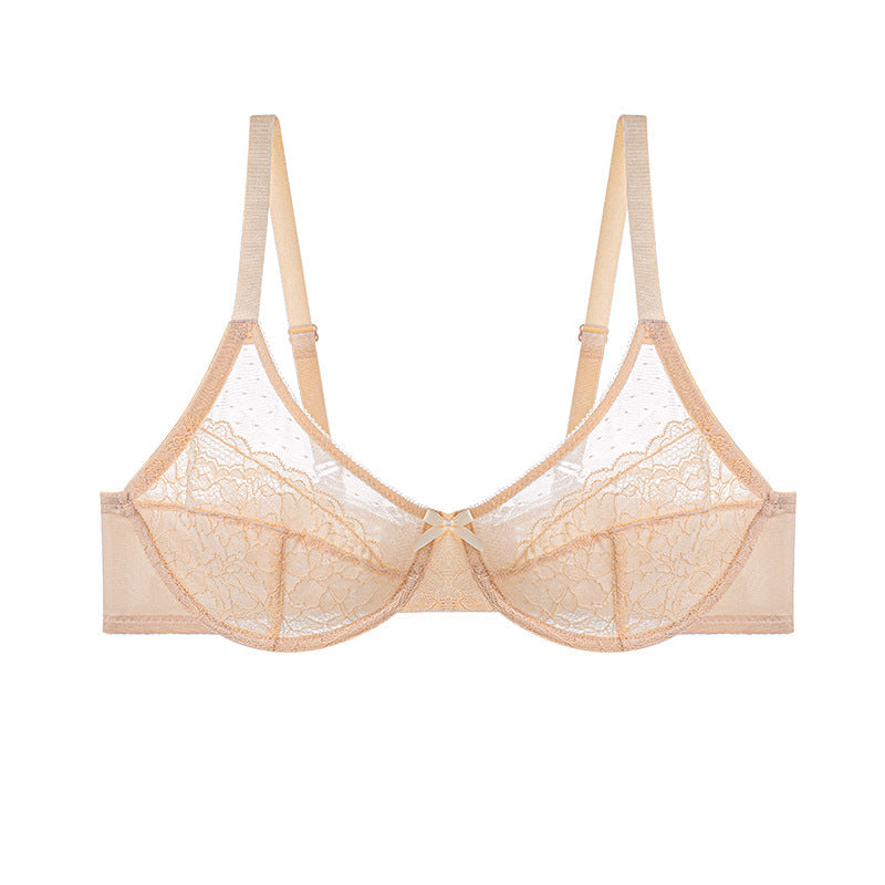 💜Enchante Floral Lace Plus Size Underwire Unlined Unpadded Minimizer Full Coverage Bra Women&