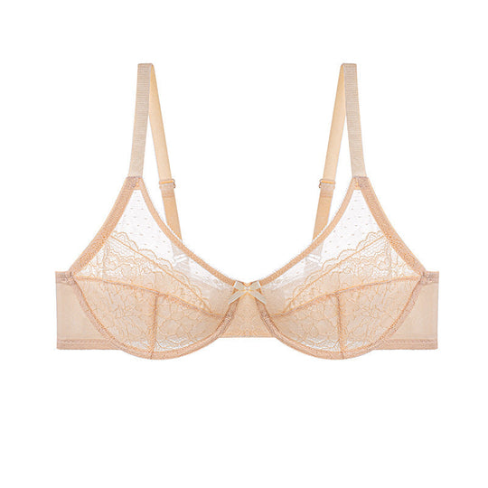 💜Enchante Floral Lace Plus Size Underwire Unlined Unpadded Minimizer Full Coverage Bra Women&