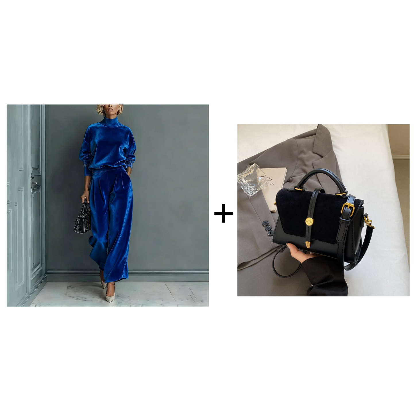 🔥Solange der Vorrat reicht 50 % Rabatt!🎉Damen-Freizeit-Set: Warmes Oberteil & Weite Hose, 2-teilig – Bequem & stylisch im Bundle!