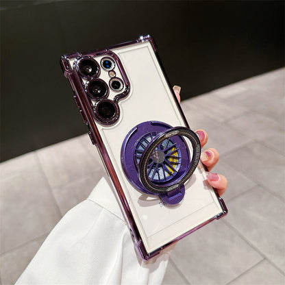 Handyhülle mit Gyroskop-Halterung für Samsung-Serie