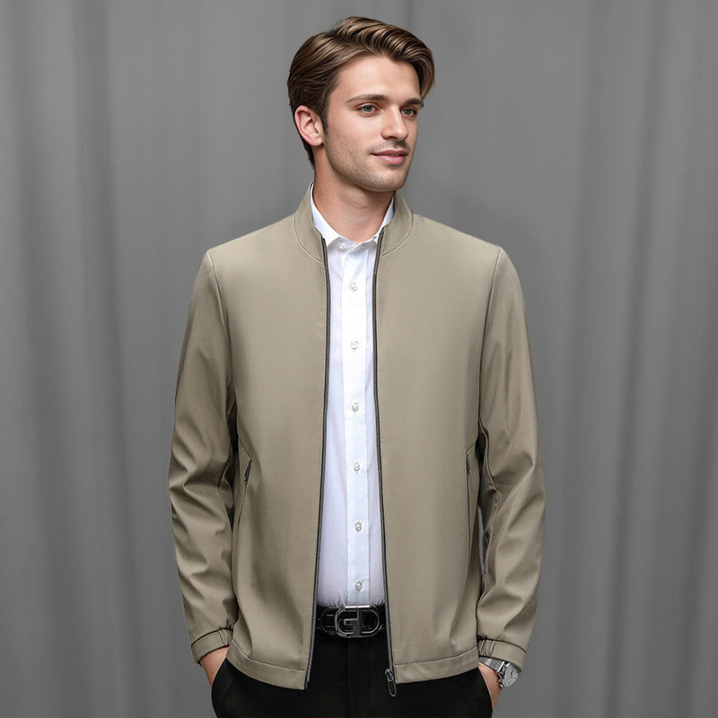 Freizeitjacke mit Stehkragen und Reißverschluss für Herren