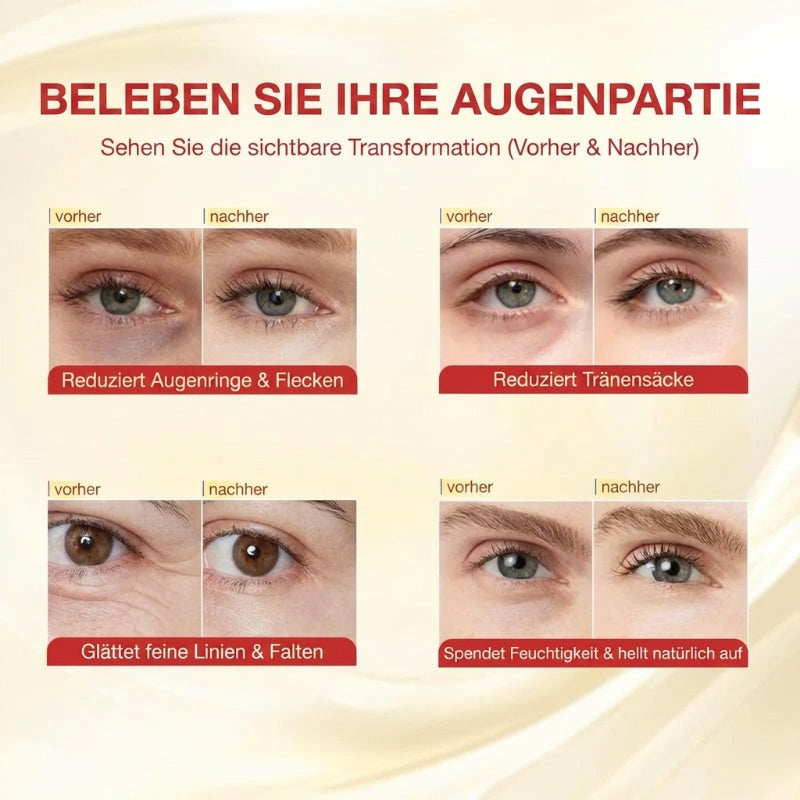 Augenmaske mit Bio-Kollagen, Peptid-Komplex &amp; Vitamin C