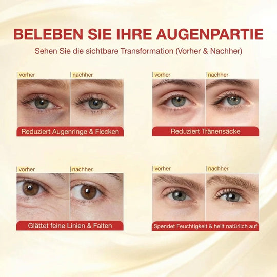 Augenmaske mit Bio-Kollagen, Peptid-Komplex &amp; Vitamin C