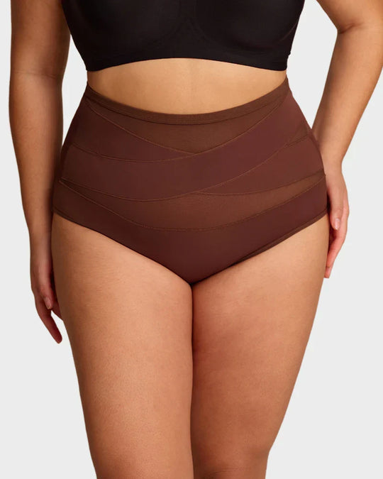 💖Last Day-Buy 1 Get 3 Packs💖Plus-Size High-Waist Cross Tummy Control Panties