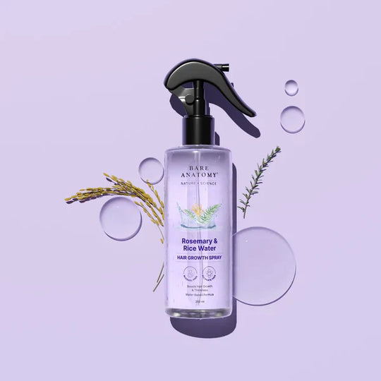 Rosemary &amp; Rice Water Spray For Natural Hair Growth &amp; Hair Thickness