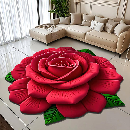 🔥2025 Neues Produkt 🌸 Floral Plüsch &amp; Kieselgur Bodenmatte