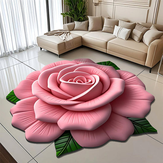 🔥2025 Neues Produkt 🌸 Floral Plüsch &amp; Kieselgur Bodenmatte